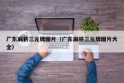 广东麻将三元牌图片（广东麻将三元牌图片大全）