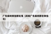 广东麻将微信群无鬼（闲来广东麻将群主微信号）