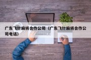 广东飞针麻将合作公司（广东飞针麻将合作公司电话）