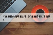 广东麻将的倍率怎么看（广东麻将怎么看倍数）
